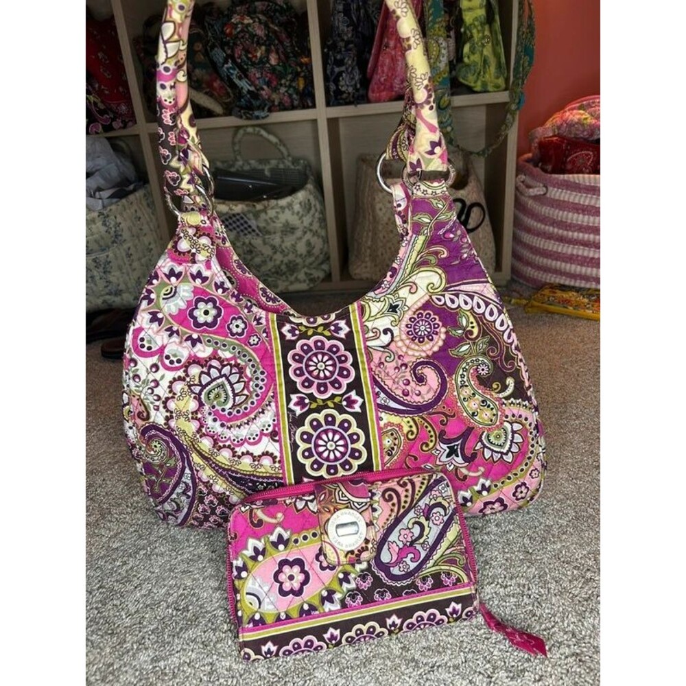 Vera Bradley Berry Paisley bag and wallet